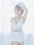 画像12: 【即日発送】【ハロウィン】 フリルレースバニーセットアップ 【コスプレ6点セット】 【S-Mサイズ/3カラー】[YMT] (12)