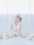 画像14: 【即日発送】【ハロウィン】 フリルレースバニーセットアップ 【コスプレ6点セット】 【S-Mサイズ/3カラー】[YMT] (14)