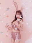 画像12: 【即日発送】【ハロウィン】 フリルレースバニーセットアップ 【コスプレ6点セット】 【S-Mサイズ/3カラー】[YMT] (12)
