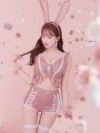 画像18: 【即日発送】【ハロウィン】 フリルレースバニーセットアップ 【コスプレ6点セット】 【S-Mサイズ/3カラー】[YMT] (18)