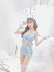 画像31: 【即日発送】【ハロウィン】 フリルレースバニーセットアップ 【コスプレ6点セット】 【S-Mサイズ/3カラー】[YMT] (31)