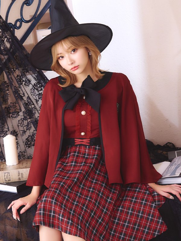 画像11: 【SALE!!】【ハロウィン】 魔法学校制服 【コスプレ3点セット】【S-Mサイズ/2カラー】[OF01] (11)