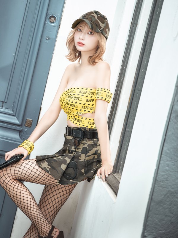 画像13: 【ハロウィン】キープアウトセットアップ 【コスプレ7点セット】【XS-Lサイズ】[OF04-B] (13)