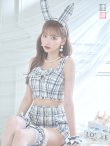 画像20: 【即日発送】【ハロウィン】ツイードバニーリボンセットアップ（パンツ）【コスプレ6点セット】 【XS-Mサイズ/2カラー】[YMT] (20)
