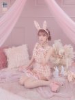 画像25: 【即日発送】【ハロウィン】ツイードバニーリボンセットアップ（パンツ）【コスプレ6点セット】 【XS-Mサイズ/2カラー】[YMT] (25)