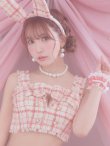 画像17: 【即日発送】【ハロウィン】ツイードバニーリボンセットアップ（パンツ）【コスプレ6点セット】 【XS-Mサイズ/2カラー】[YMT] (17)