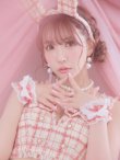 画像9: 【即日発送】【ハロウィン】ツイードバニーリボンセットアップ（パンツ）【コスプレ6点セット】 【XS-Mサイズ/2カラー】[YMT] (9)