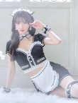 画像9: 【即日発送】【ハロウィン】キャットメイドセットアップ【コスプレ6点セット】【S-Mサイズ】【YMT】 (9)