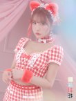 画像20: 値下げ！【即日発送】【ハロウィン】門りょうちゃん着用ツイードキャットセットアップ 【コスプレ6点セット】 【XS-Mサイズ/4カラー】[YMT] (20)