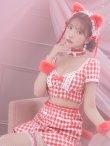 画像11: 値下げ！【即日発送】【ハロウィン】ツイードキャットセットアップ 【コスプレ6点セット】 【XS-Mサイズ/4カラー】[YMT] (11)