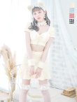 画像30: 値下げ！【即日発送】【ハロウィン】門りょうちゃん着用ツイードキャットセットアップ 【コスプレ6点セット】 【XS-Mサイズ/4カラー】[YMT] (30)