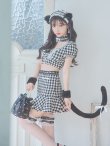 画像9: 値下げ！【即日発送】【ハロウィン】ツイードキャットセットアップ 【コスプレ6点セット】 【XS-Mサイズ/4カラー】[HC02] (9)