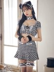 画像15: 値下げ！【即日発送】【ハロウィン】ツイードキャットセットアップ 【コスプレ6点セット】 【XS-Mサイズ/4カラー】[YMT] (15)