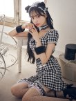 画像3: 値下げ！【即日発送】【ハロウィン】ツイードキャットセットアップ 【コスプレ6点セット】 【XS-Mサイズ/4カラー】[YMT] (3)