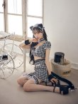 画像5: 値下げ！【即日発送】【ハロウィン】ツイードキャットセットアップ 【コスプレ6点セット】 【XS-Mサイズ/4カラー】[YMT] (5)