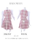 画像46: 【ハロウィン】チェック制服バニー【コスプレ6点セット】 【S-Lサイズ/1カラー】[YMT] (46)