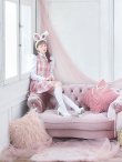 画像9: 【ハロウィン】チェック制服バニー【コスプレ6点セット】 【S-Lサイズ/1カラー】[YMT] (9)