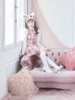 画像14: 【ハロウィン】チェック制服バニー【コスプレ6点セット】 【S-Lサイズ/1カラー】[YMT] (14)