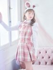 画像15: 【ハロウィン】チェック制服バニー【コスプレ6点セット】 【S-Lサイズ/1カラー】[YMT] (15)