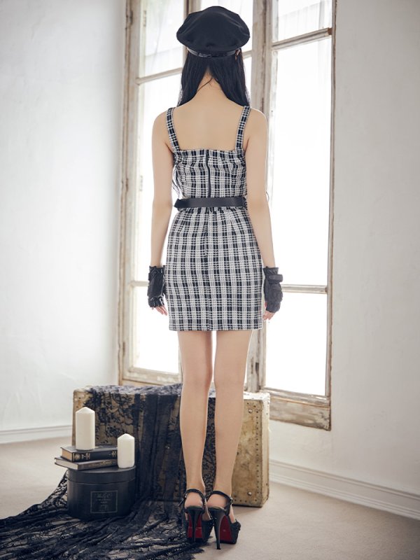 画像18: 【SALE!!】【即日発送】【ハロウィン】ツイードポリスセットアップ 【コスプレ5点セット】【XS-Mサイズ】(OF0106-SV)[OF04-Bg] (18)