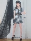 画像11: 送料無料！【ハロウィン】【LARME/ラルム掲載】 ギンガムセットアップポリス 【コスプレ5点セット】【XS-Mサイズ/1カラー】(YMT06-SV)[YMT-B] (11)