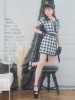 画像15: 送料無料！【ハロウィン】【LARME/ラルム掲載】 ギンガムセットアップポリス 【コスプレ5点セット】【XS-Mサイズ/1カラー】(YMT06-SV)[YMT-B] (15)