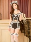 画像16: 【即日発送】【ハロウィン】コルセットレースキャット 【コスプレ6点セット】 【S-Mサイズ/3カラー】[HC03] (16)
