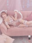 画像19: 【即日発送】【ハロウィン】コルセットレースキャット 【コスプレ6点セット】 【S-Mサイズ/3カラー】[YMT] (19)
