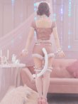 画像23: 【即日発送】【ハロウィン】コルセットレースキャット 【コスプレ6点セット】 【S-Mサイズ/3カラー】[YMT] (23)