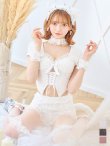 画像1: 【即日発送】【ハロウィン】コルセットレースキャット 【コスプレ6点セット】 【S-Mサイズ/3カラー】[YMT] (1)