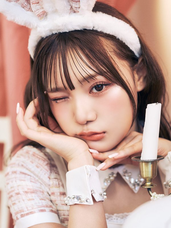 画像5: 【SALE!!】【即日発送】【ハロウィン】【LARME/ラルム掲載】 ツイードセットアップバニー【コスプレ6点セット】【XS-Mサイズ/1カラー】[OF01] (5)