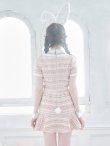 画像12: 【即日発送】【ハロウィン】 ツイードセットアップバニー【コスプレ6点セット】【XS-Mサイズ/1カラー】[YMT] (12)