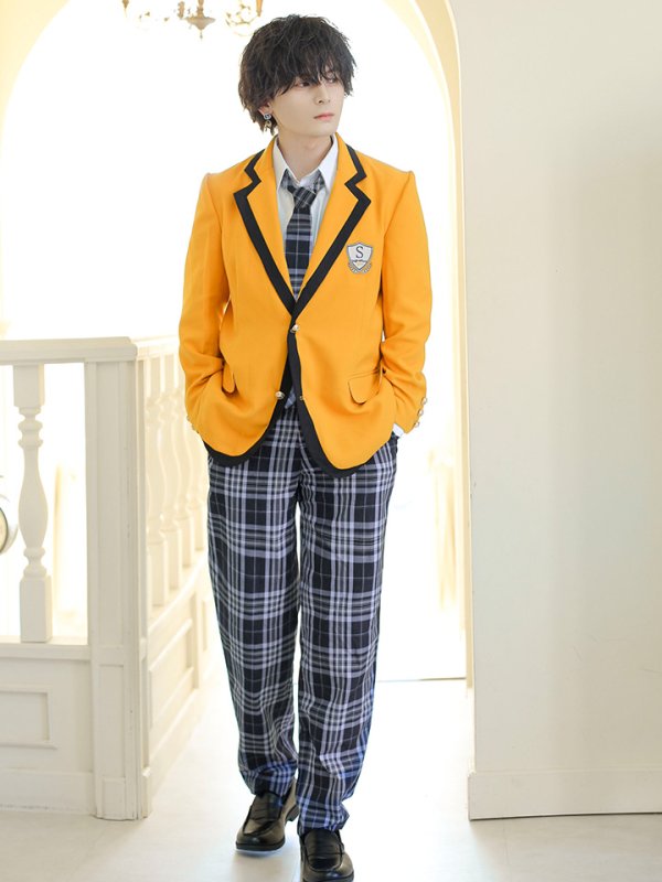 画像2: 【SALE!!】【ハロウィン】 男子高校生制服 【コスプレ5点セット】【M-XLサイズ/1カラー】[HC03] (2)