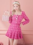 画像13: 【即日発送】【ハロウィン】ピンクガールツイードセットアップ【コスプレ4点セット】（SA30SB）【XS-Mサイズ/1カラー】[YMT] (13)