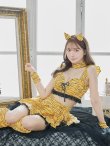 画像12: 【即日発送】【ハロウィン】セットアップフレアスカート鬼コスプレ【コスプレ6点セット】【S-Mサイズ/1カラー】[YMT] (12)