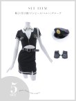 画像18: 【即日発送！】【ハロウィン】半袖ポリスタイトワンピース 【コスプレ5点セット】【XS-XLサイズ】[YMT-Bg] (18)