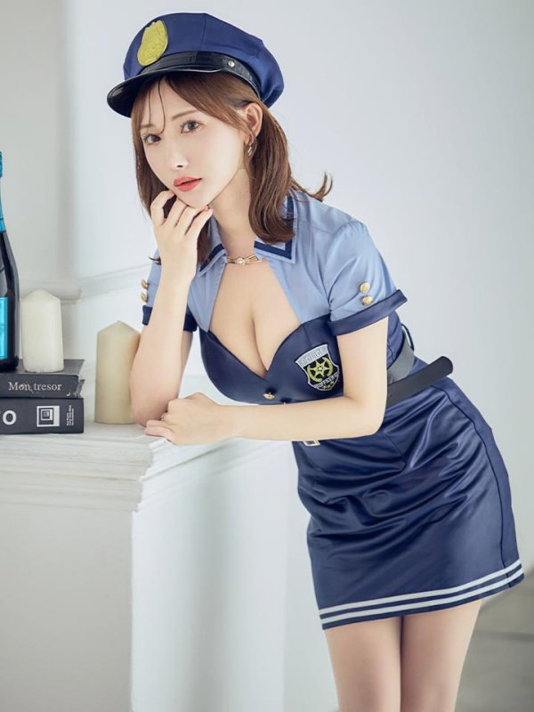 画像12: 【SALE!!】【即日発送！】【ハロウィン】 ポリスワンピース 【コスプレ3点セット】 【S-XLサイズ/1カラー】[HC03-Bnvg] (12)