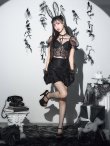 画像3: 【即日発送！】【ハロウィン】セクシーレースバニー半袖セットアップ 【コスプレ7点セット】[YMT] (3)