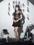 画像4: 【即日発送！】【ハロウィン】セクシーレースバニー半袖セットアップ 【コスプレ7点セット】[YMT] (4)