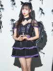 画像17: 【即日発送】【ハロウィン】レースアップデビルスカートセットアップ 【コスプレ6点セット】[YMT-H] (17)