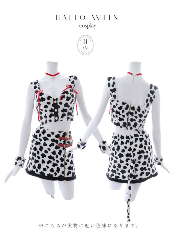画像20: 【即日発送！】【ハロウィン】 ダルメシアンセットアップ【コスプレ6点セット】【XS-Mサイズ/1カラー】[HC03] (20)