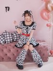 画像17: 【即日発送！】【ハロウィン】ダルメシアンミニフレアワンピース 【コスプレ点セット】 【S-XLサイズ/1カラー】[YMT] (17)