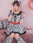 画像3: 【即日発送！】【ハロウィン】ダルメシアンミニフレアワンピース 【コスプレ点セット】 【S-XLサイズ/1カラー】[YMT] (3)