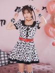 画像5: 【即日発送！】【ハロウィン】ダルメシアンミニフレアワンピース 【コスプレ点セット】 【S-XLサイズ/1カラー】[YMT] (5)