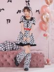 画像9: 【即日発送！】【ハロウィン】ダルメシアンミニフレアワンピース 【コスプレ点セット】 【S-XLサイズ/1カラー】[YMT] (9)