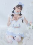 画像1: 【即日発送！】【ハロウィン】ホワイトパピーセットアップ 【コスプレ6点セット】[YMT] (1)