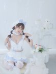 画像16: 【即日発送！】【ハロウィン】ホワイトパピーセットアップ 【コスプレ6点セット】[YMT] (16)