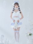 画像3: 【即日発送！】【ハロウィン】ホワイトパピーセットアップ 【コスプレ6点セット】[YMT] (3)