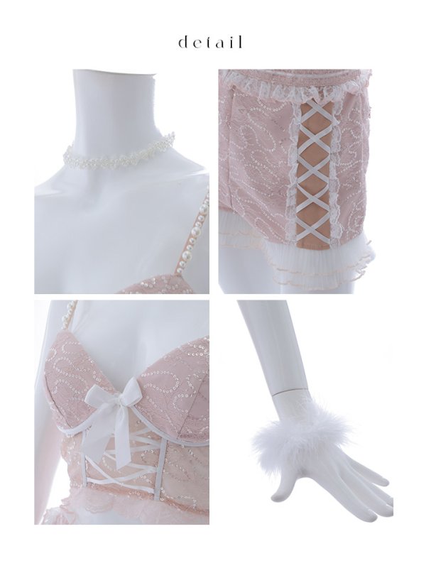 画像47: 【SALE!!】【ハロウィン】 キラキラキャットパンツセットアップ 【コスプレ6点セット】 【XS-Mサイズ/2カラー】[OF04] (47)