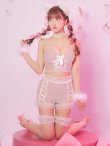 画像25: 【ハロウィン】 キラキラキャットパンツセットアップ 【コスプレ6点セット】 【XS-Mサイズ/2カラー】[YMT] (25)